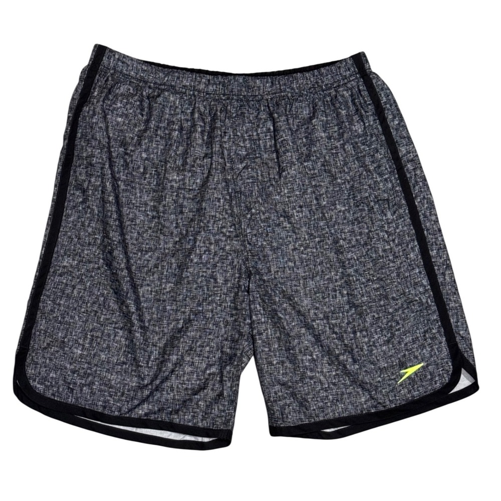 Speedo Marina Volley‎ Swim Trunks Mens Medium Grey EUC 7in Inseam UPF 50+ $54